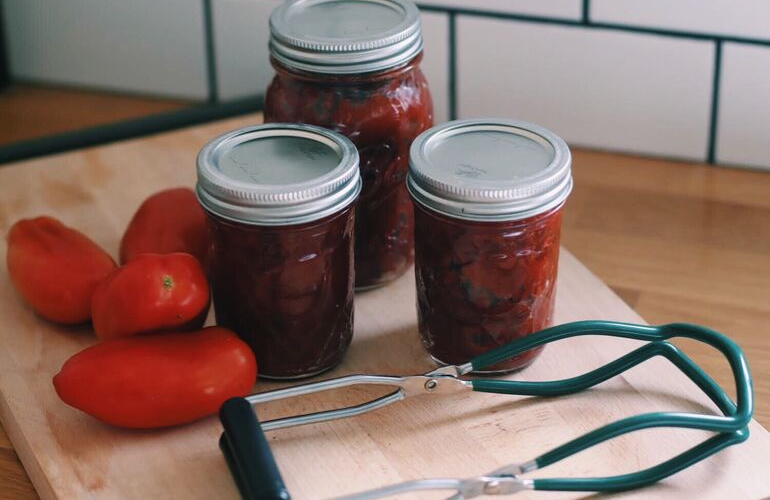 Tomato Paste Recipe for Canning with Homegrown Tomatoes